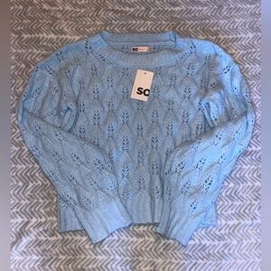 NWT Blue SO Sweater